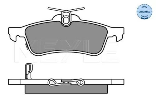 MEYLE Brake Pad Set, disc brake (0252457415/W)