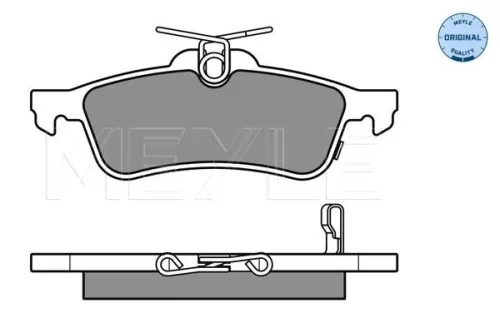 MEYLE Brake Pad Set, disc brake (0252457415/W)