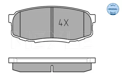 MEYLE Brake Pad Set, disc brake (0252465317)