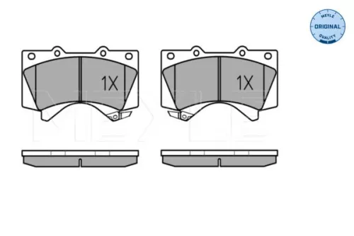 MEYLE Brake Pad Set, disc brake (0252438618/W)