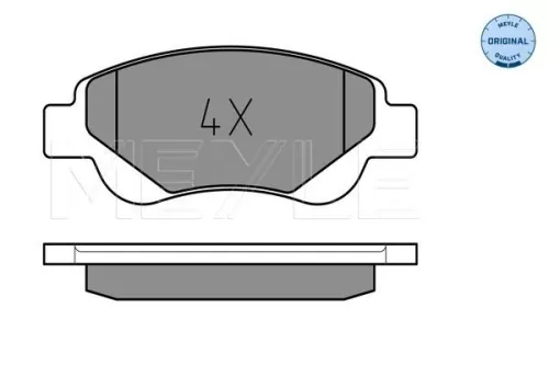 MEYLE Brake Pad Set, disc brake (0252395917)