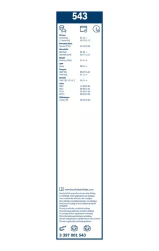 BOSCH Wiper Blade (3397001543)