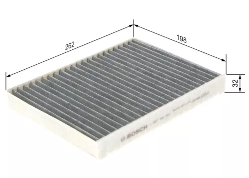 BOSCH Filter, cabin air (1987432361)
