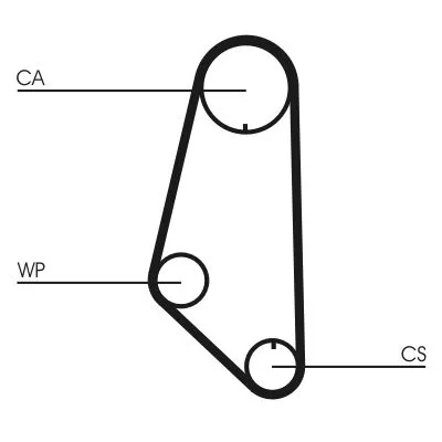 CONTINENTAL CTAM Timing Belt (CT732)