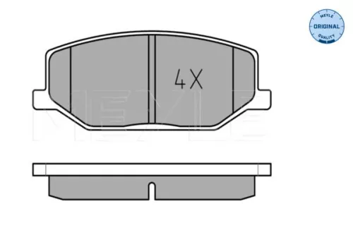 MEYLE Brake Pad Set, disc brake (0252114215)