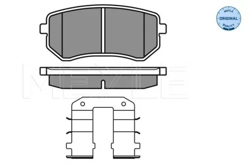 MEYLE Brake Pad Set, disc brake (0252427614/W)