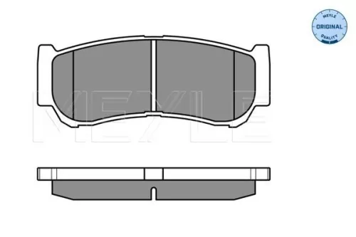 MEYLE Brake Pad Set, disc brake (0252448816/W)