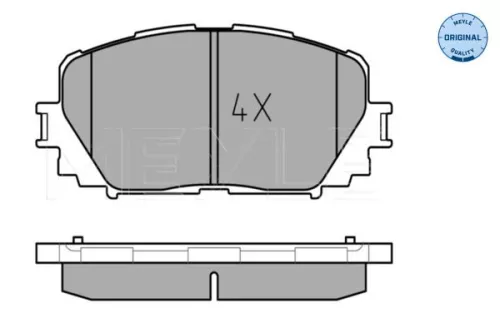 MEYLE Brake Pad Set, disc brake (0252470817)