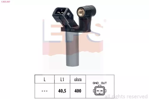 Sensor, crankshaft pulse