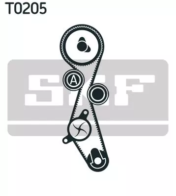 SKF Water Pump & Timing Belt Kit (VKMC03257)