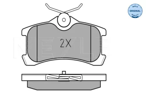 MEYLE Brake Pad Set, disc brake (0252401314/W)