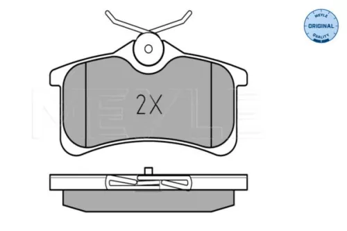 MEYLE Brake Pad Set, disc brake (0252401314/W)