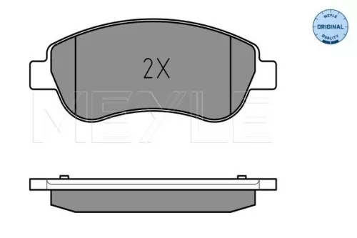 MEYLE Brake Pad Set, disc brake (0252463819/W)