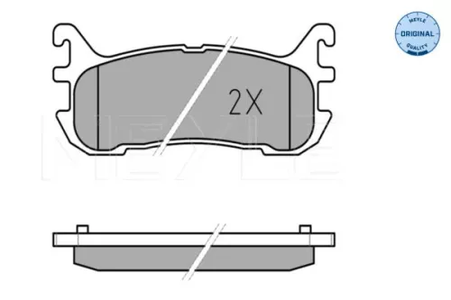 MEYLE Brake Pad Set, disc brake (0252338713/W)