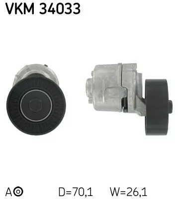 Belt Tensioner, V-ribbed belt