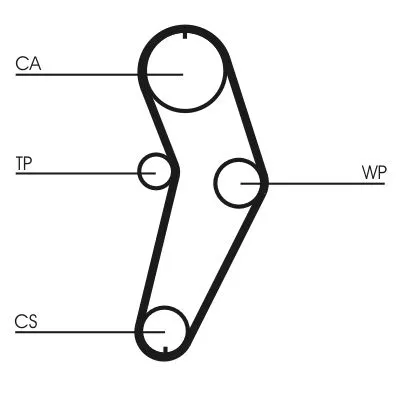CONTINENTAL CTAM Water Pump & Timing Belt Kit (CT709WP1)