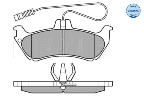 MEYLE Brake Pad Set, disc brake (0252319017/W)