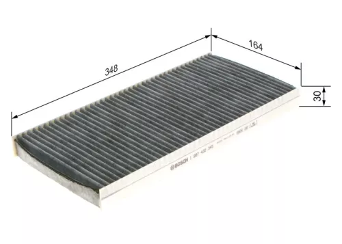 BOSCH Filter, cabin air (1987432345)
