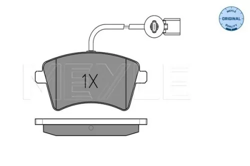 MEYLE Brake Pad Set, disc brake (0252529118)