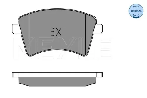 MEYLE Brake Pad Set, disc brake (0252529118)