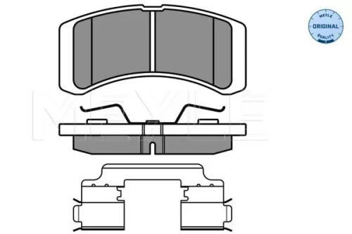MEYLE Brake Pad Set, disc brake (0252422914/W)