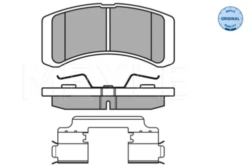 MEYLE Brake Pad Set, disc brake (0252422914/W)