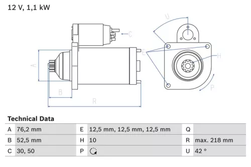 BOSCH Starter (0986020240)