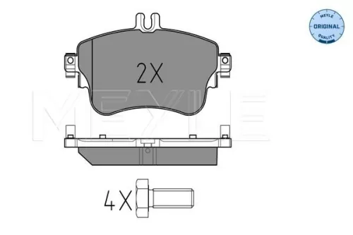 MEYLE Brake Pad Set, disc brake (0252532619)