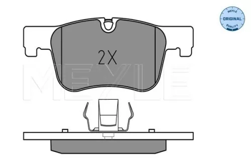 MEYLE Brake Pad Set, disc brake (0252550618)