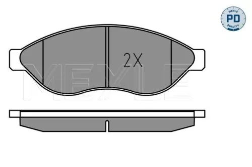 MEYLE Brake Pad Set, disc brake (0252446819-1/PD)