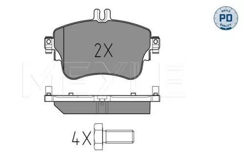 MEYLE Brake Pad Set, disc brake (0252532619/PD)