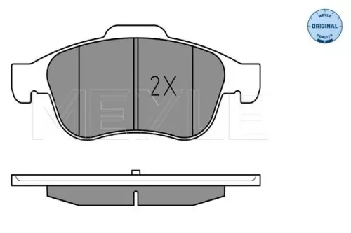 MEYLE Brake Pad Set, disc brake (0252453819/W)