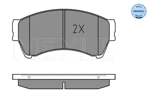 MEYLE Brake Pad Set, disc brake (0252458217/W)