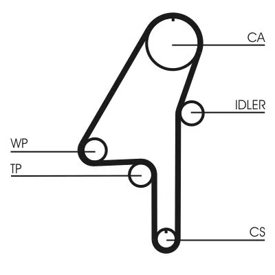 CONTINENTAL CTAM Water Pump & Timing Belt Kit (CT1010WP1)