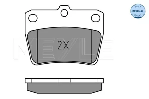 MEYLE Brake Pad Set, disc brake (0252365614/W)