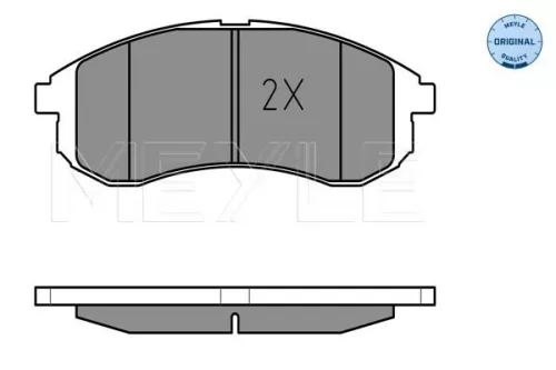 MEYLE Brake Pad Set, disc brake (0252387914/W)