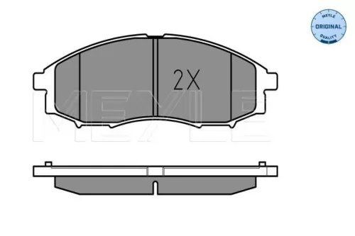 MEYLE Brake Pad Set, disc brake (0252397017/W)
