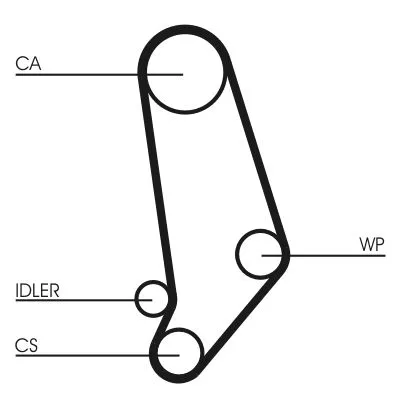CONTINENTAL CTAM Water Pump & Timing Belt Kit (CT539WP1)