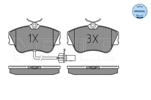 MEYLE Brake Pad Set, disc brake (0252344519/W)
