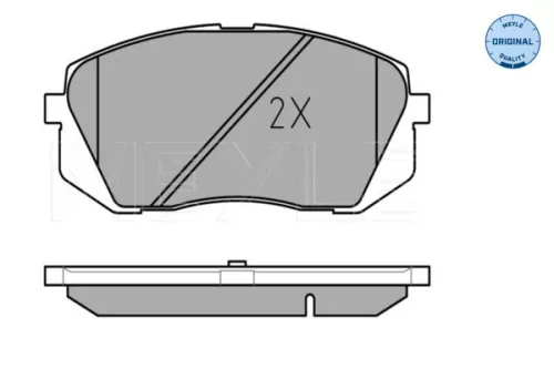 MEYLE Brake Pad Set, disc brake (0252450116/W)