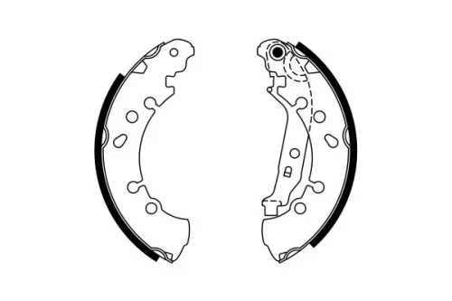 BOSCH Brake Shoe Set (0986487759)