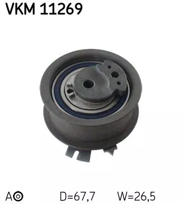 SKF Tensioner Pulley, timing belt (VKM11269)