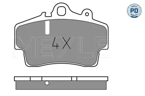 MEYLE Brake Pad Set, disc brake (0252193716/PD)
