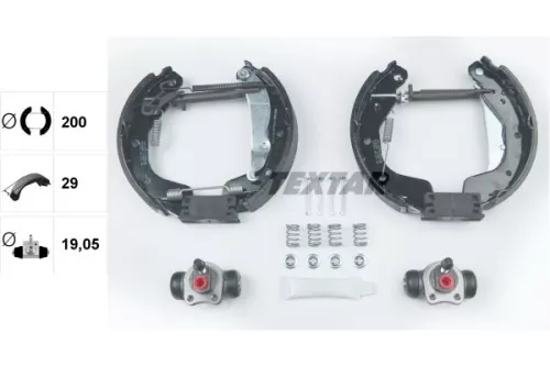 TEXTAR Brake Shoe Set (84058100)