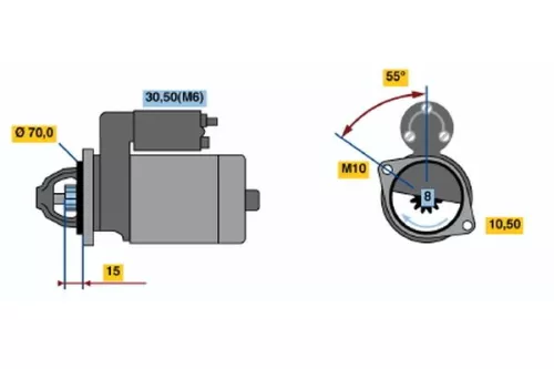 BOSCH Starter (0986018630)