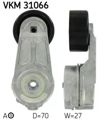 Belt Tensioner, V-ribbed belt