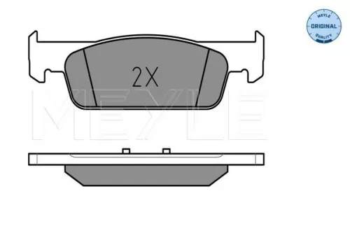 MEYLE Brake Pad Set, disc brake (0252570217)