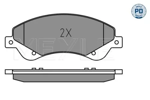 MEYLE Brake Pad Set, disc brake (0252448518/PD)