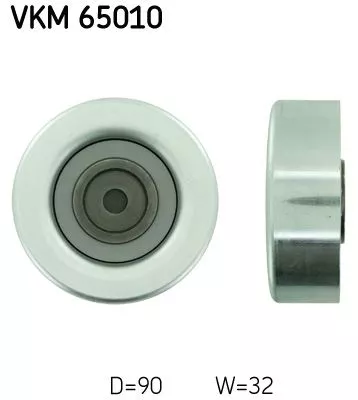 Deflection/Guide Pulley, V-ribbed belt