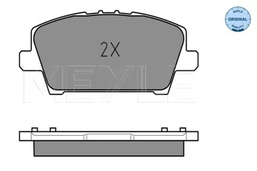 MEYLE Brake Pad Set, disc brake (0252408717/W)